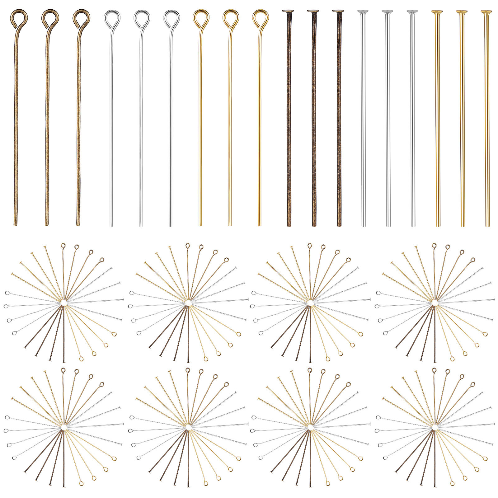 Jewelry Making Eye Pins - 1Set Jewelry Making Supplies Eye Pins