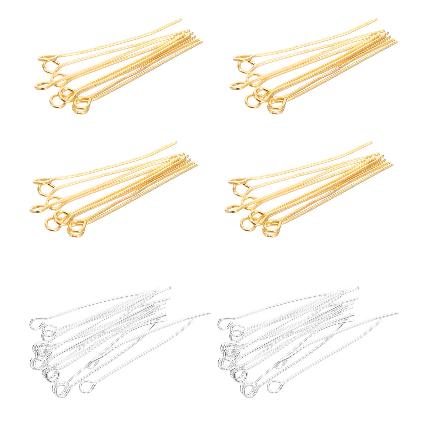Jewelry Making Eye Pins - 1200Pcs Eye Pins for Jewelry Making