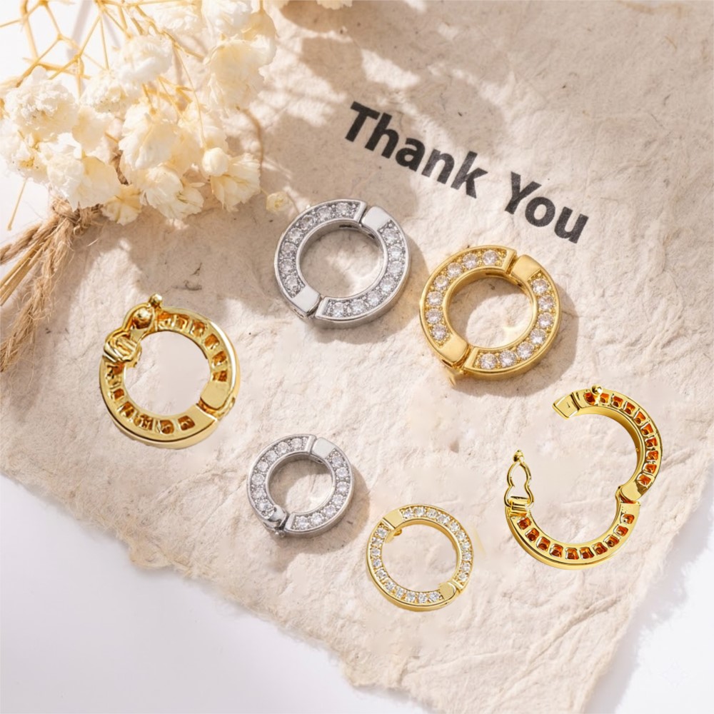 Jewelry Making Rings - 2pcs O Rings Hooks Clip Buckle