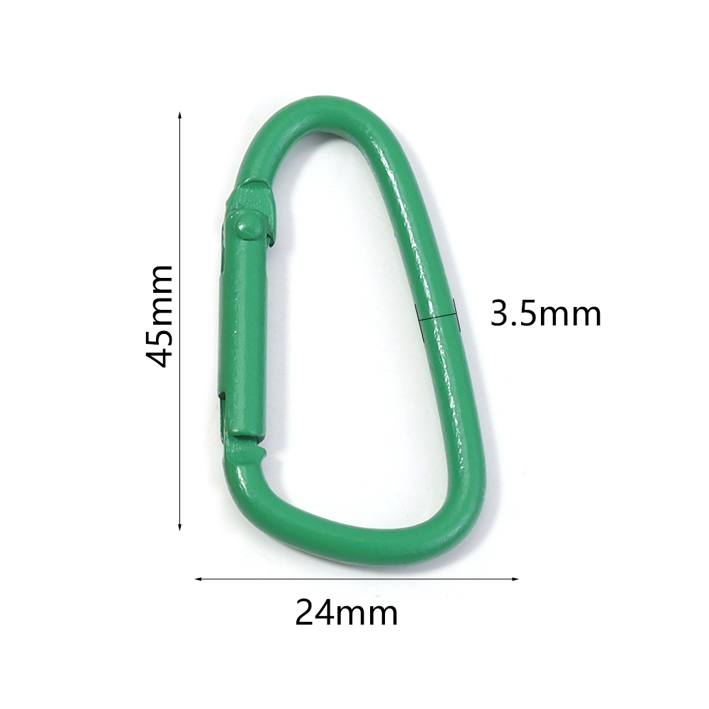 10pcs Colorful Carabiner Clip  - Jewelry Making Rings recension och pris