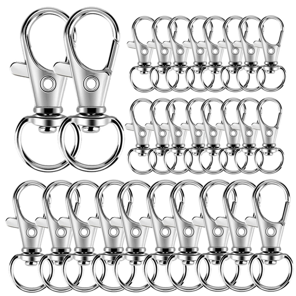 25-200Pcs Metal Swivel Snap Ho - Jewelry Making Rings recension och pris