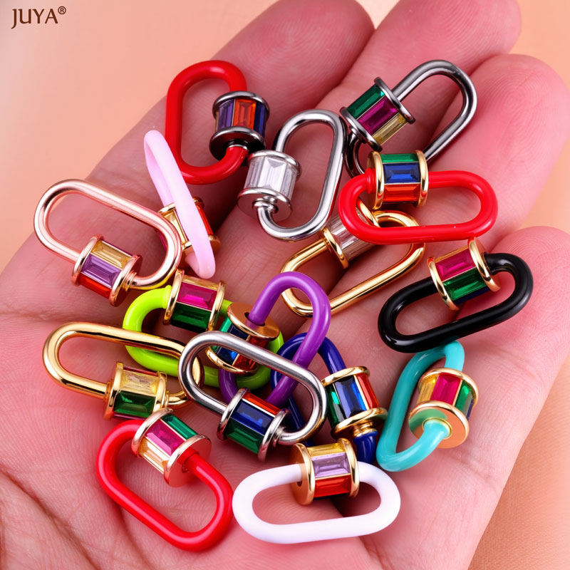 JUYA Rainbow Crystal Enamel Sc - Jewelry Making Pins recension och pris