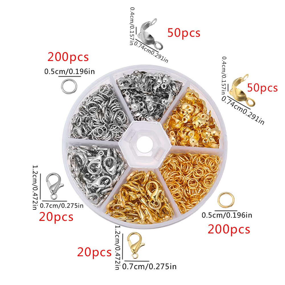 540pcs Stainless Steel Lobster - Jewelry Making Materials Wholesale recension och pris