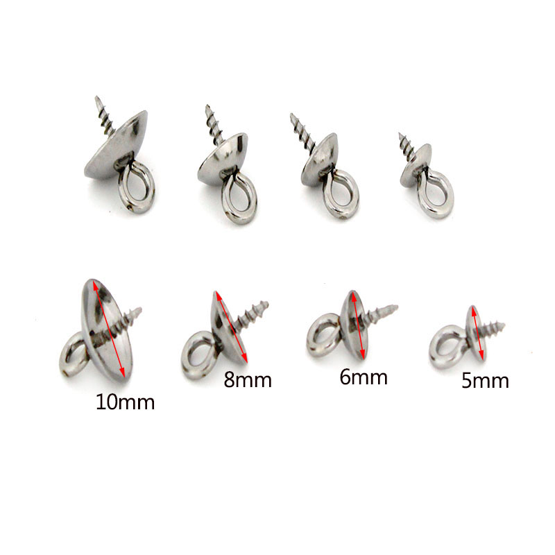 20Pcs Stainless Steel Clasps H - Jewelry Making Eye Pins recension och pris