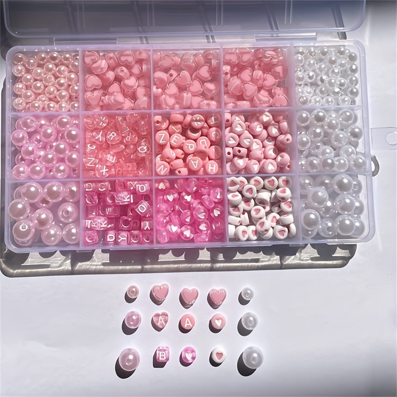10-Piece Pink Alphabet Box, Ac - Jewelry Making Kit For Beginners recension och pris