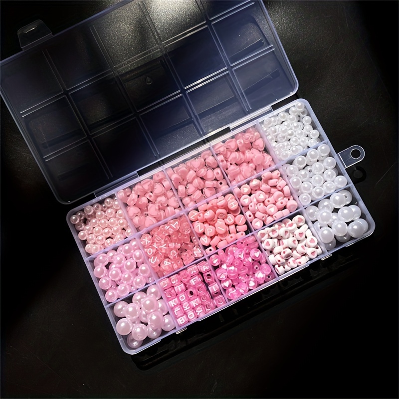 10-Piece Pink Alphabet Box, Ac - Jewelry Making Kit For Beginners recension och pris