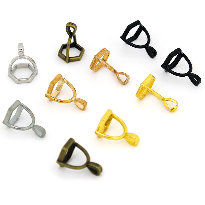 20Pcs Hexagonal Gemstone Cap N - Jewelry Making Pins recension och pris
