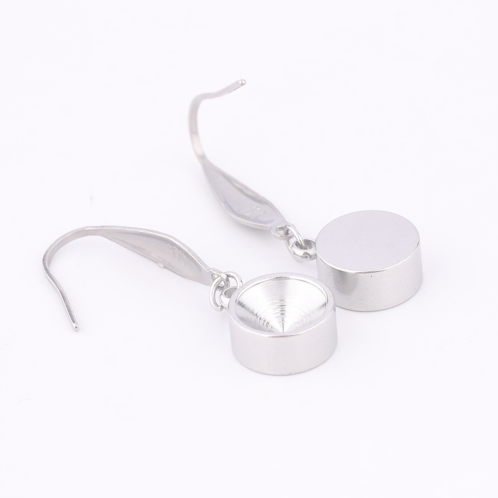 10pcs Stainless Steel Earring  - Jewelry Making Stones recension och pris
