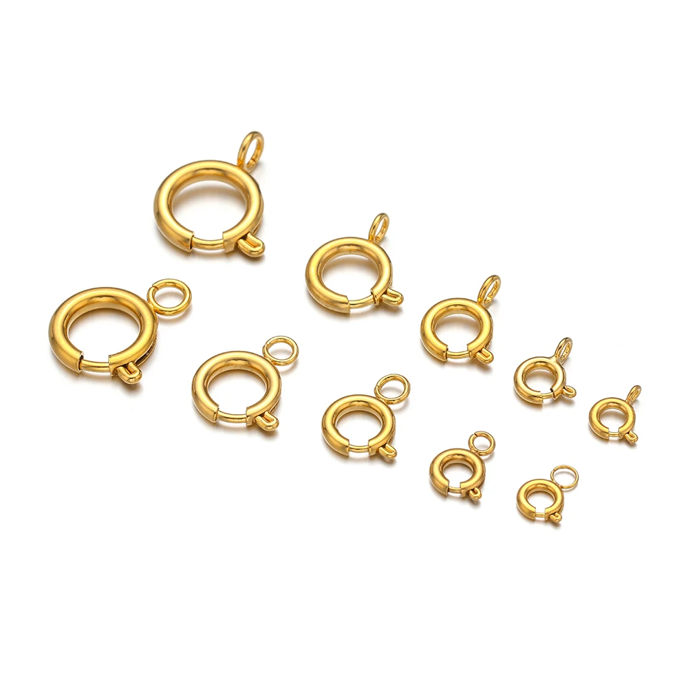 10pcs Stainless Steel Spring R - Jewelry Making Rings recension och pris