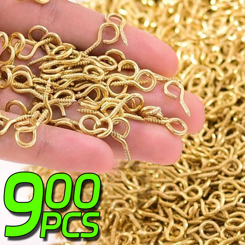 8/10mm Mini Screw Eye Pins Met - Jewelry Making Rivets recension och pris