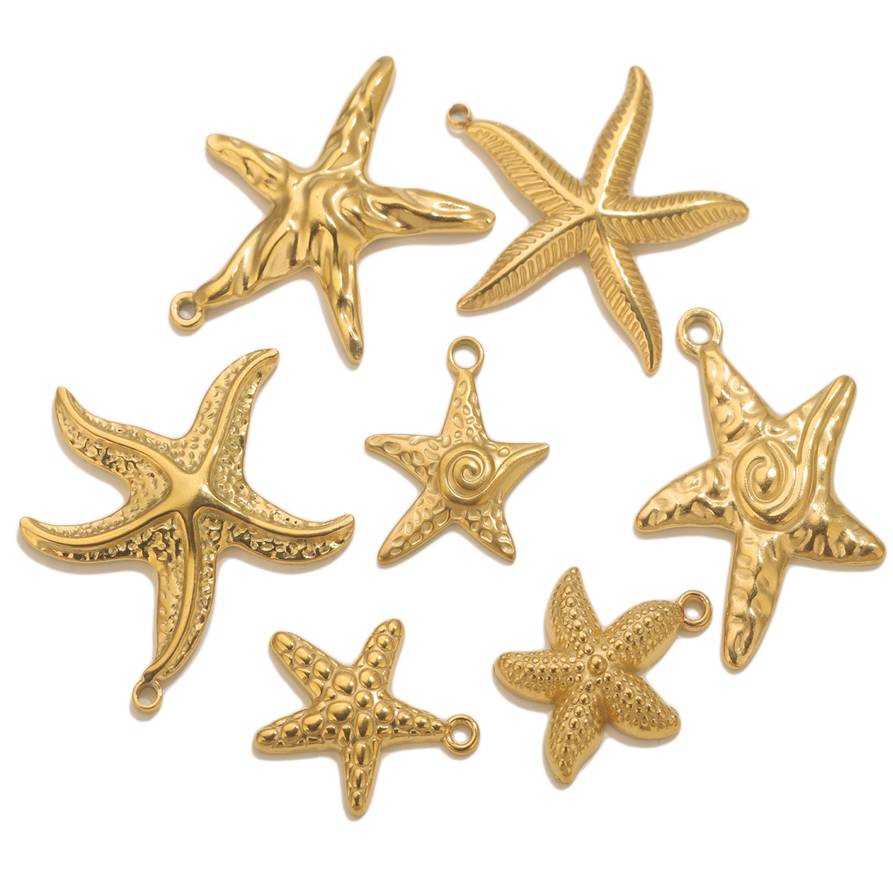 5pcs Stainless Steel Summer St - Jewelry Making Materials Wholesale recension och pris