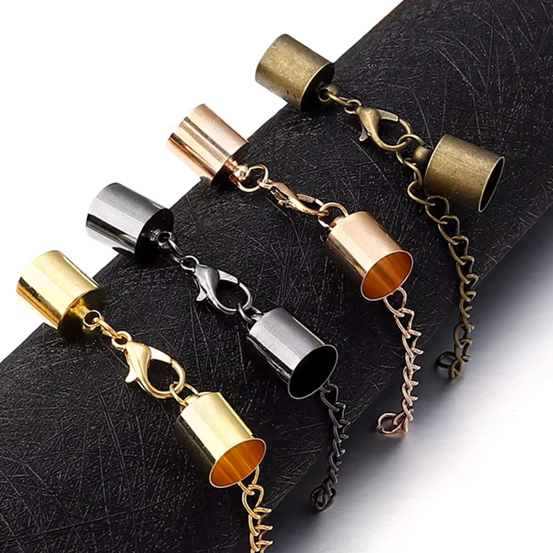 10Sets Leather Cord End Caps W - Jewelry Making Pins recension och pris