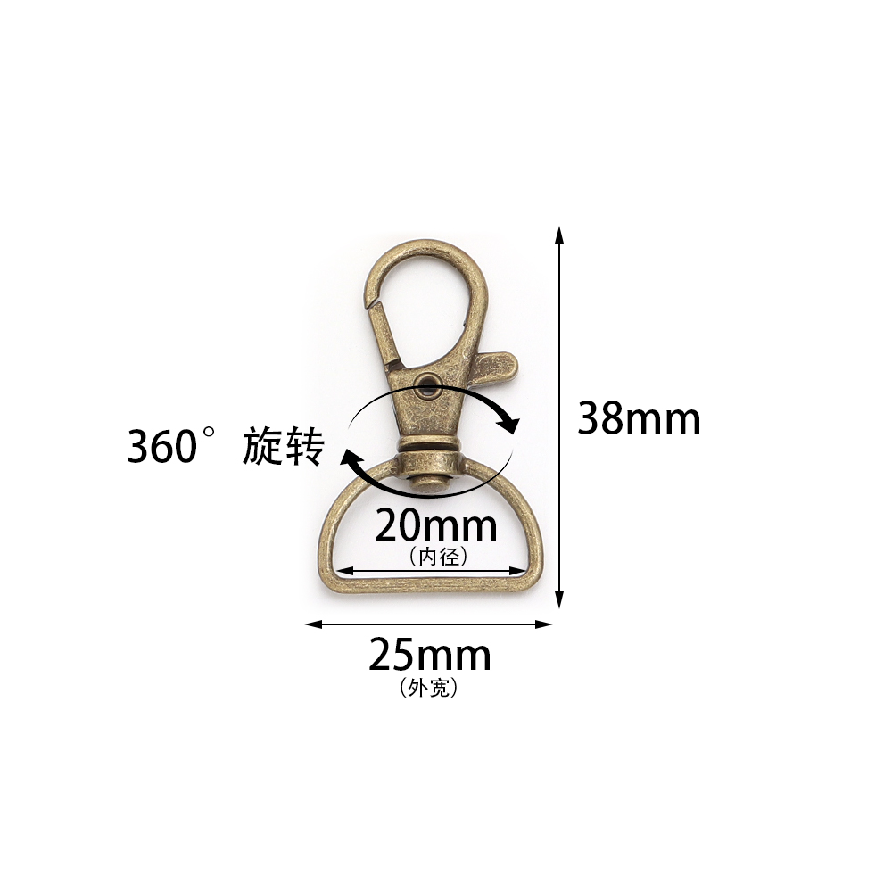 10pcs/lot Metal Swivel Clasps  - Jewelry Making Rings recension och pris