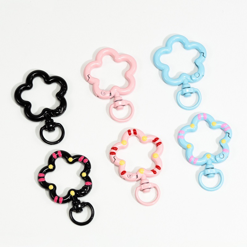 5pcs Flower Metal Lobster Claw - Jewelry Making Rings recension och pris