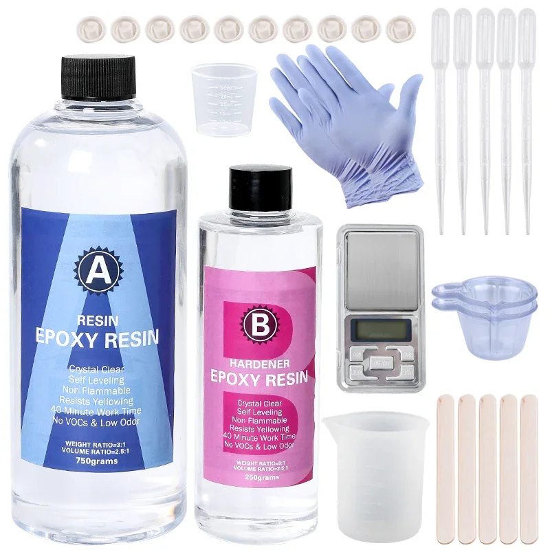 Easy Mixing Epoxy Resin Kit Cr - Jewelry Making Gloves recension och pris