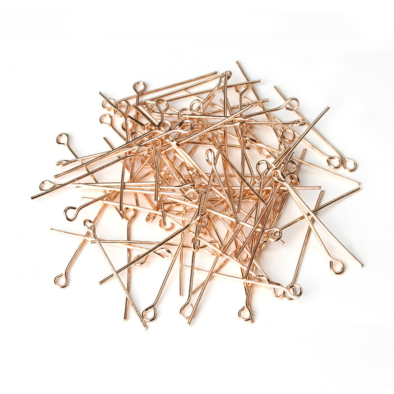 200pcs/lot 50mm Rose Gold Colo - Jewelry Making Rivets recension och pris