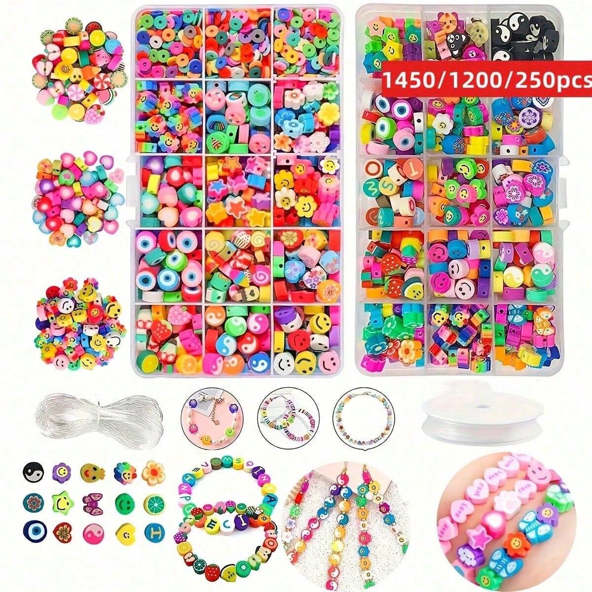 1450/1200/250pcs Polymer Clay  - Jewelry Making Set recension och pris