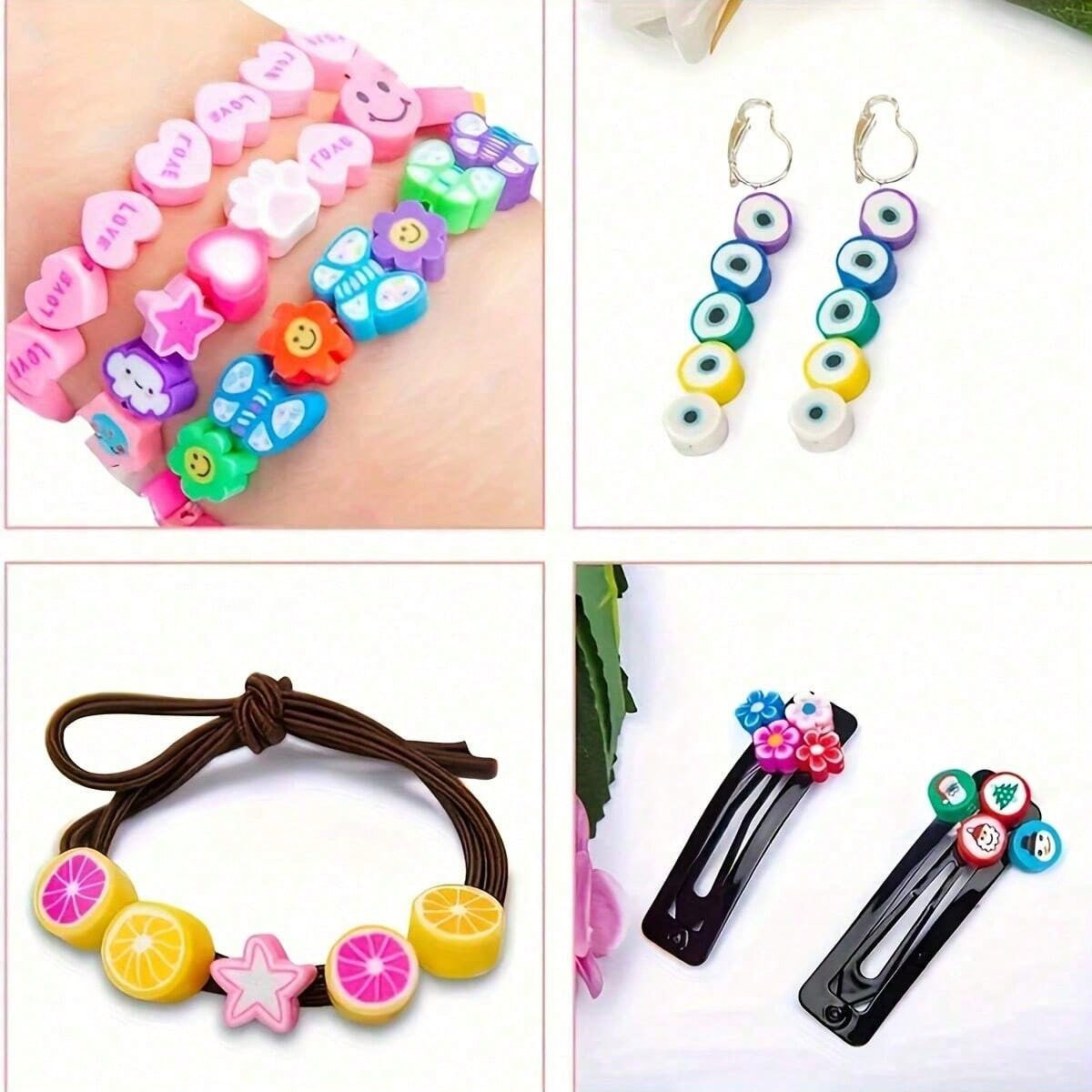 1450/1200/250pcs Polymer Clay  - Jewelry Making Set recension och pris