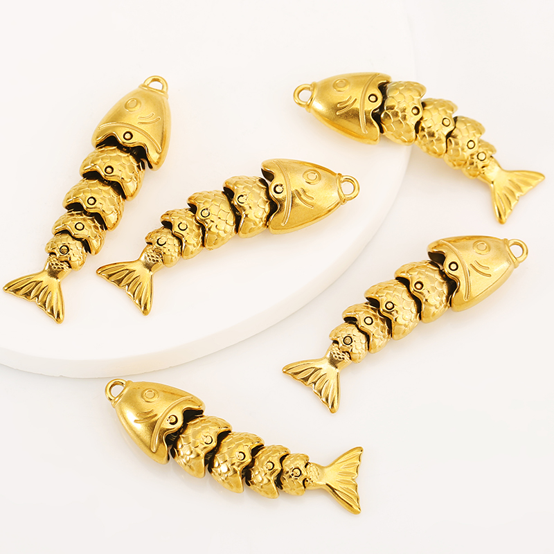 2pcs Stainless Steel Swinging  - Jewelry Making Materials Wholesale recension och pris