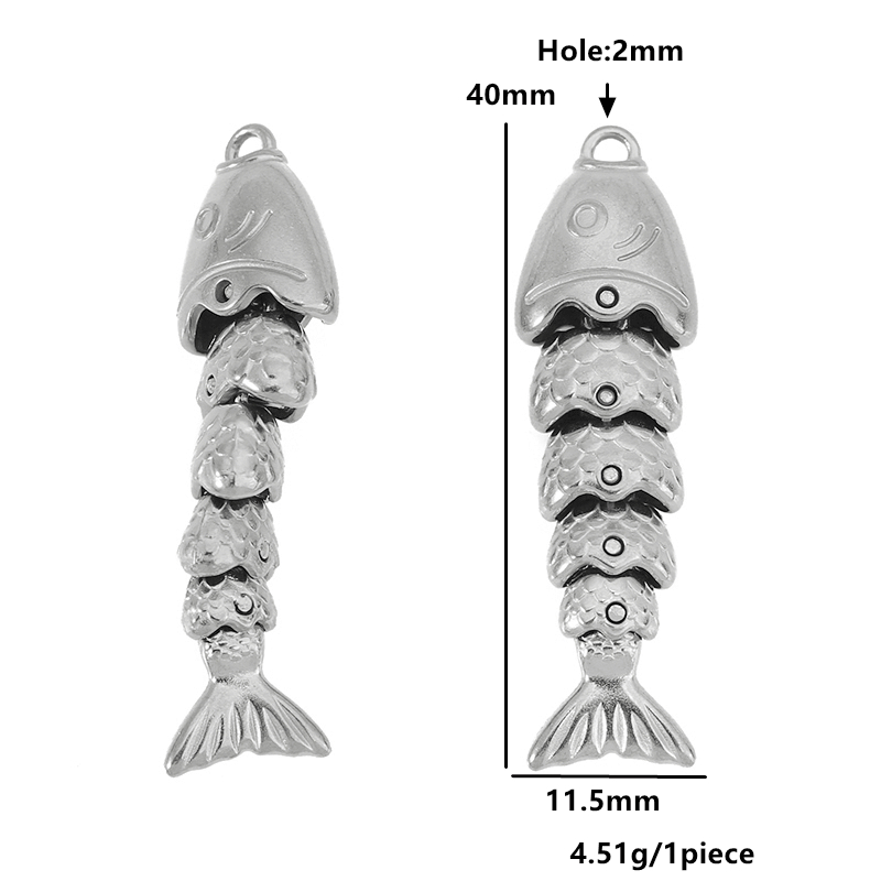 2pcs Stainless Steel Swinging  - Jewelry Making Materials Wholesale recension och pris