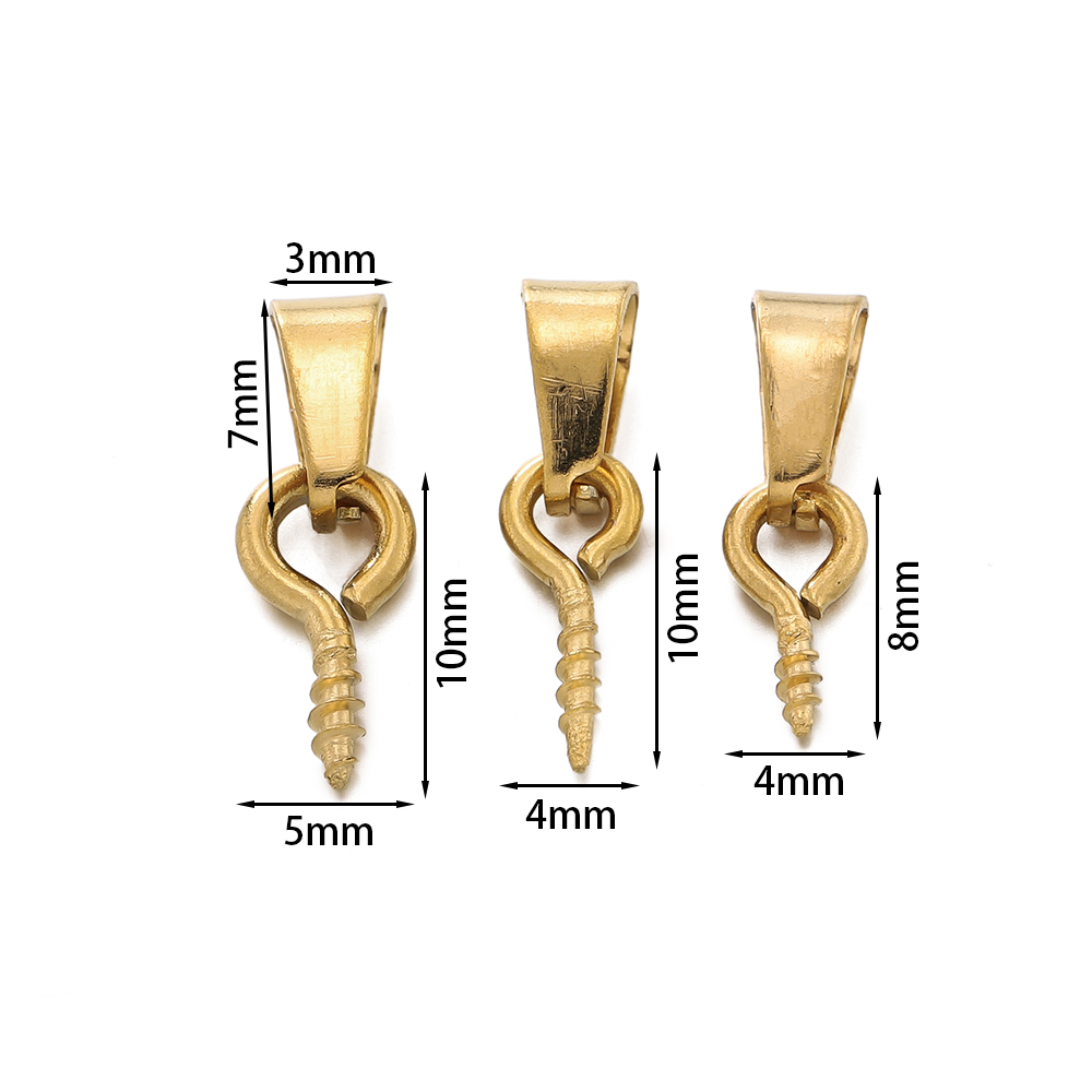 20pcs Stainless Steel Screw Ey - Jewelry Making Eye Pins recension och pris