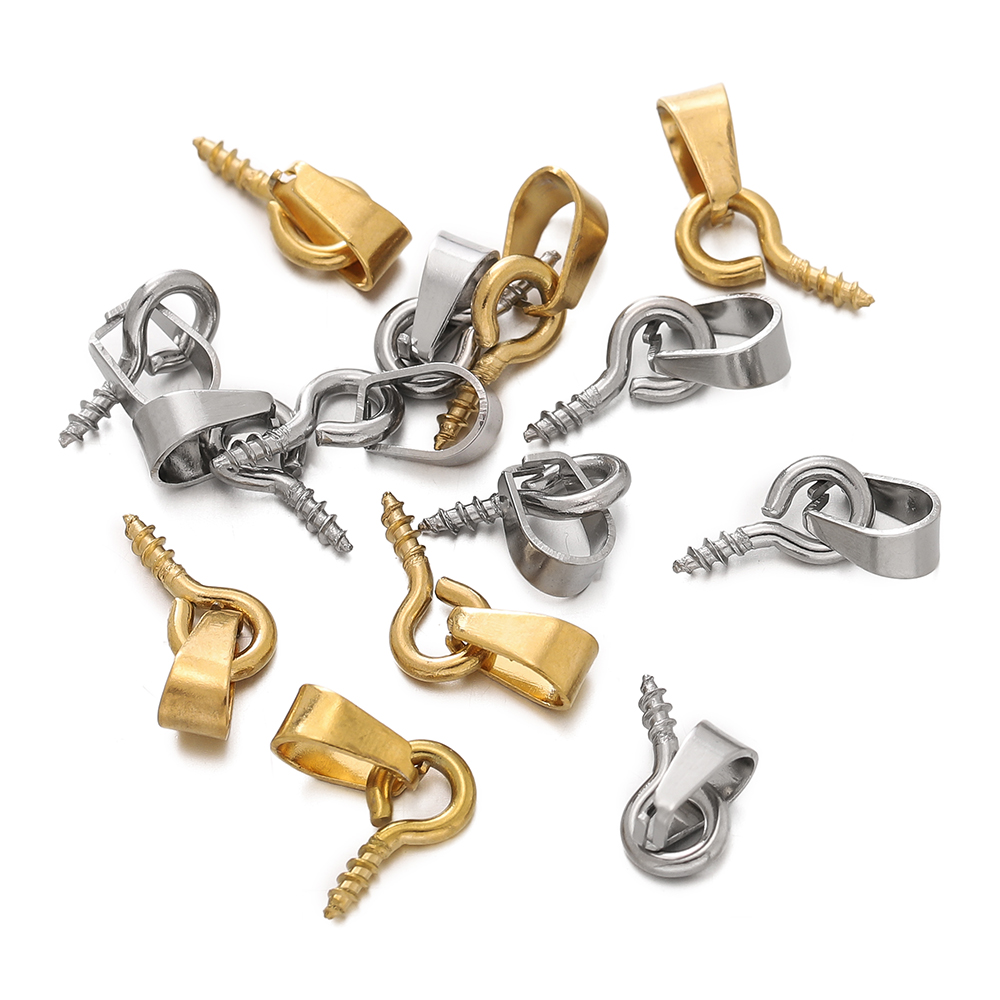 20pcs Stainless Steel Screw Ey - Jewelry Making Eye Pins recension och pris