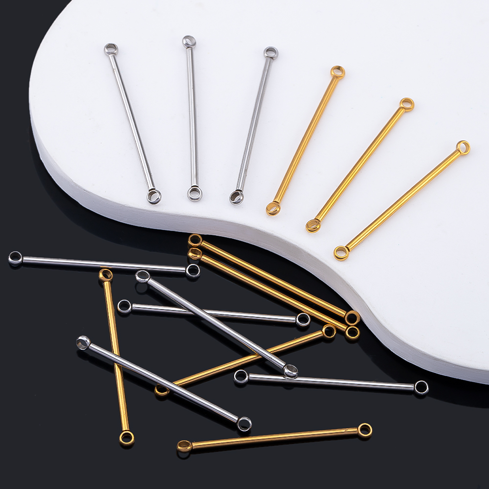 10 Pieces of Stainless Steel D - Jewelry Making Eye Pins recension och pris
