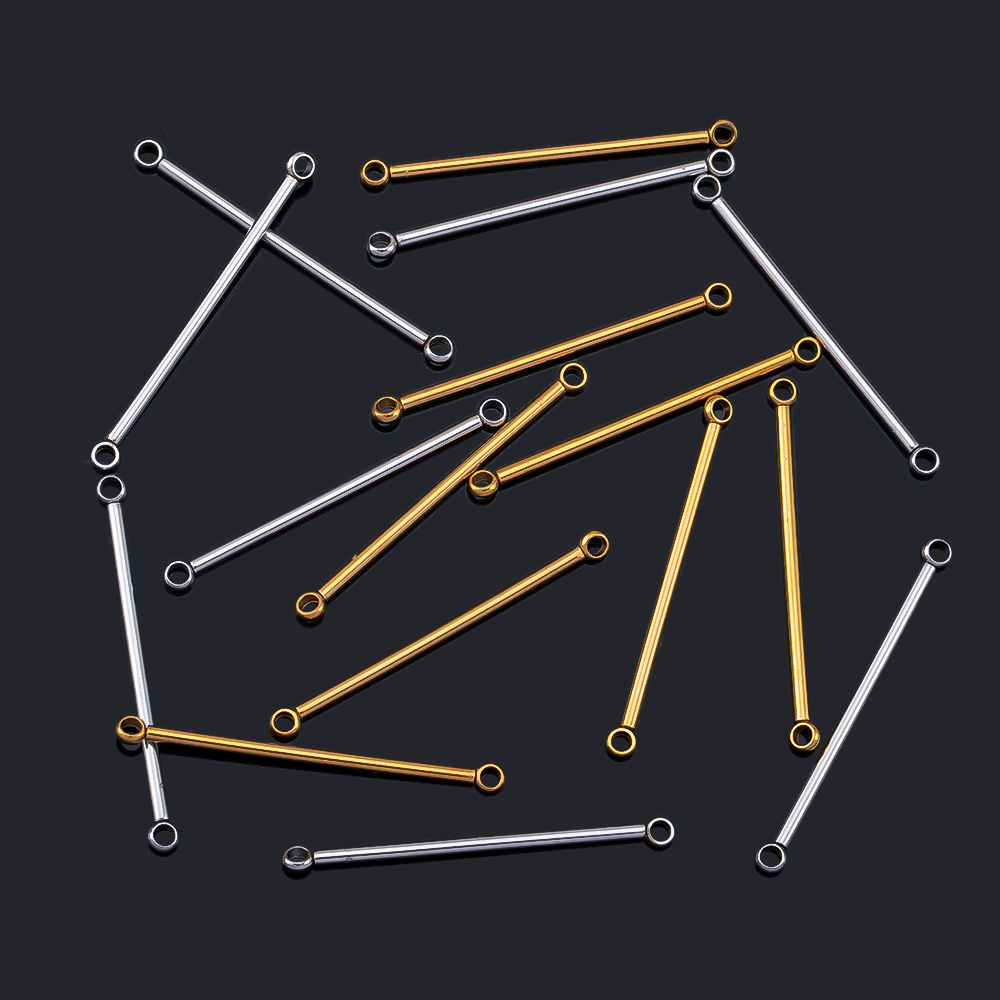 10 Pieces of Stainless Steel D - Jewelry Making Eye Pins recension och pris