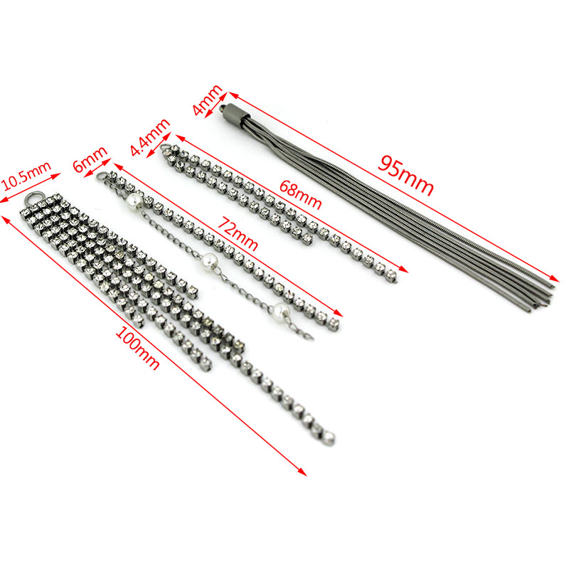2pcs Stainless Steel Rhineston - Jewelry Making Materials Wholesale recension och pris