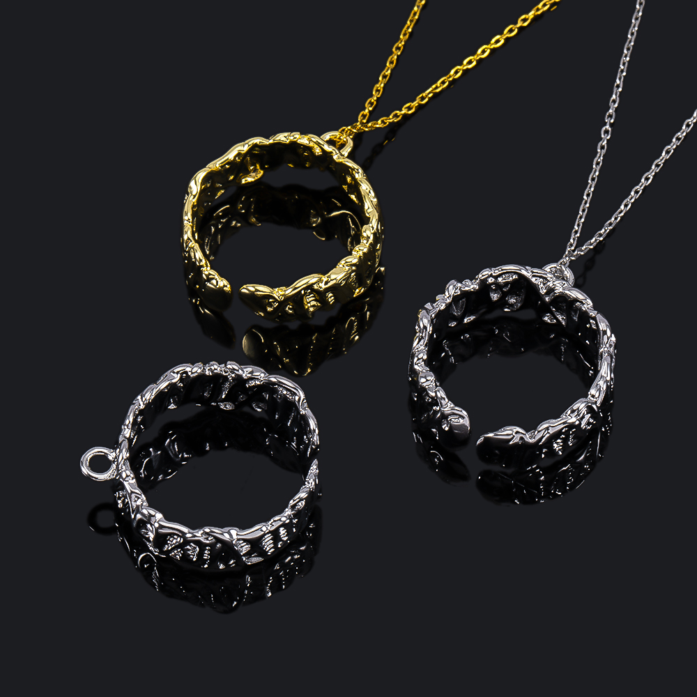 2Pcs Gold Plated Irregular Ope - Jewelry Making Materials Wholesale recension och pris