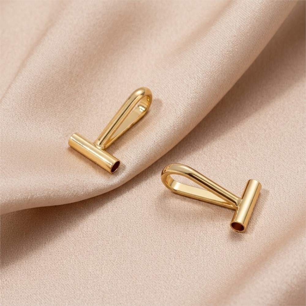 2pcs 14K Brass Vertical Pin to - Jewelry Making Pins recension och pris