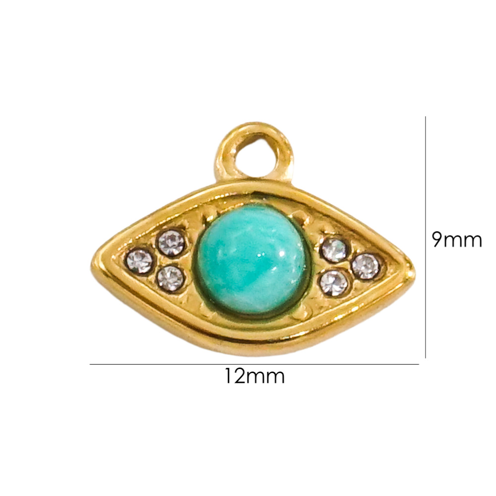 3Pcs Natural Stone Beads Eye S - Jewelry Making Stones recension och pris