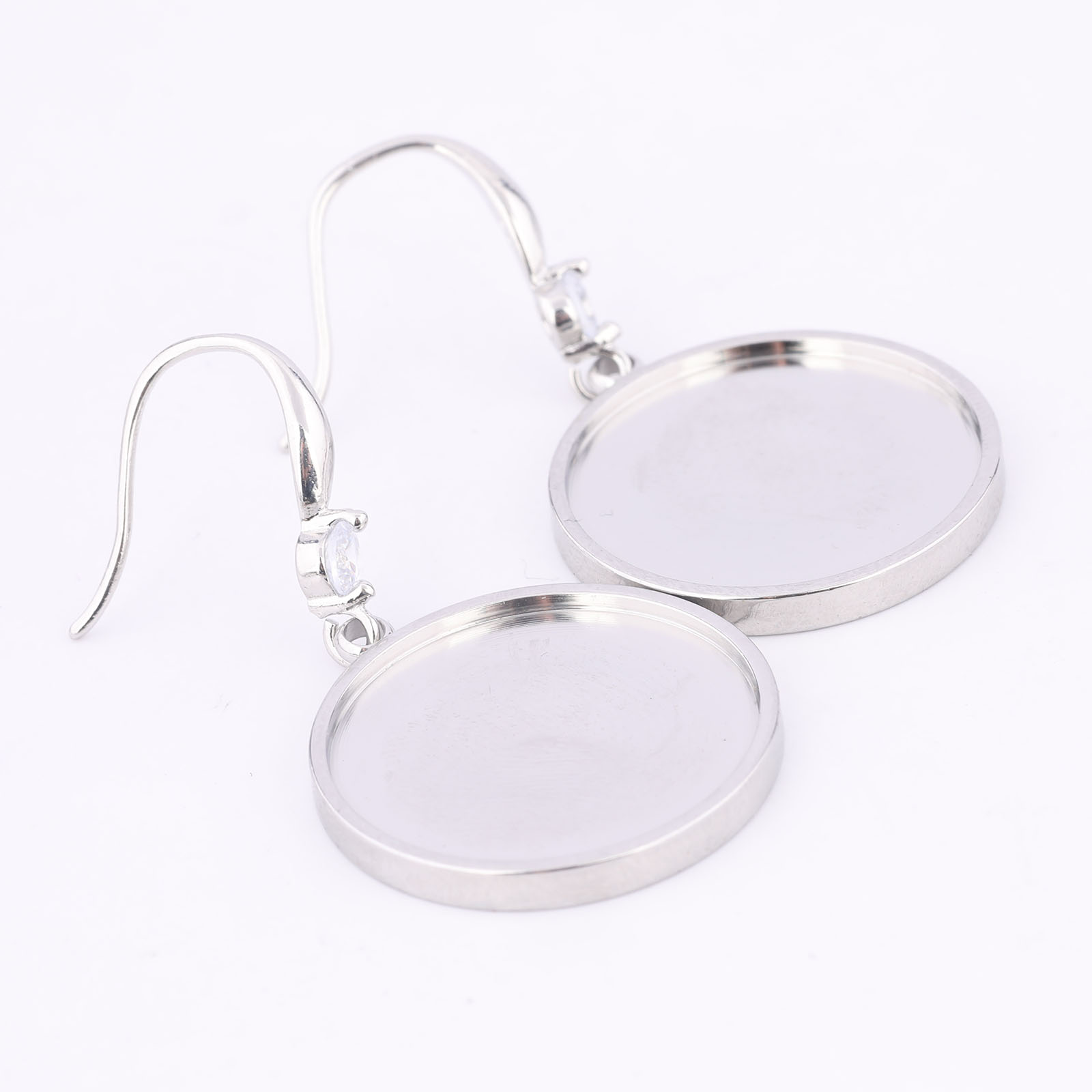 6pcs Stainless Steel Fit 20mm  - Jewelry Making Stones recension och pris