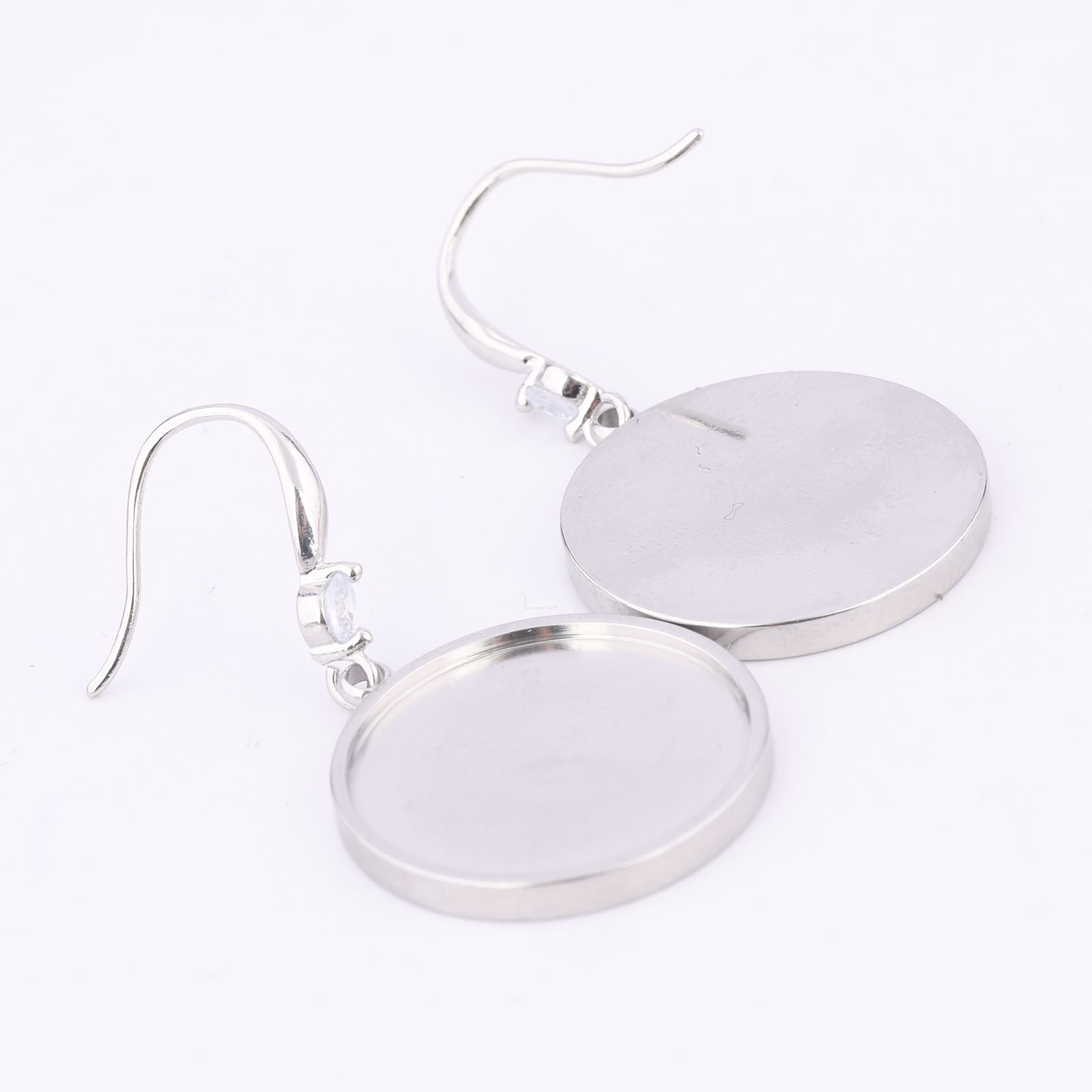 6pcs Stainless Steel Fit 20mm  - Jewelry Making Stones recension och pris