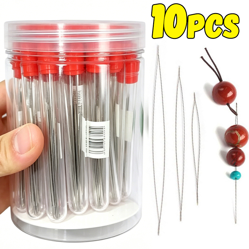 1-10pcs Beading Needles Seed B - Jewelry Making Eye Pins recension och pris