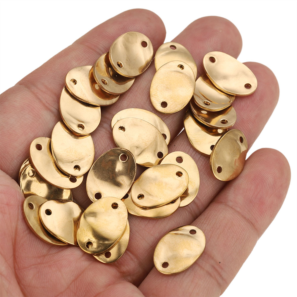 20pcs 15/20/25MM Stainless Ste - Jewelry Making Materials Wholesale recension och pris