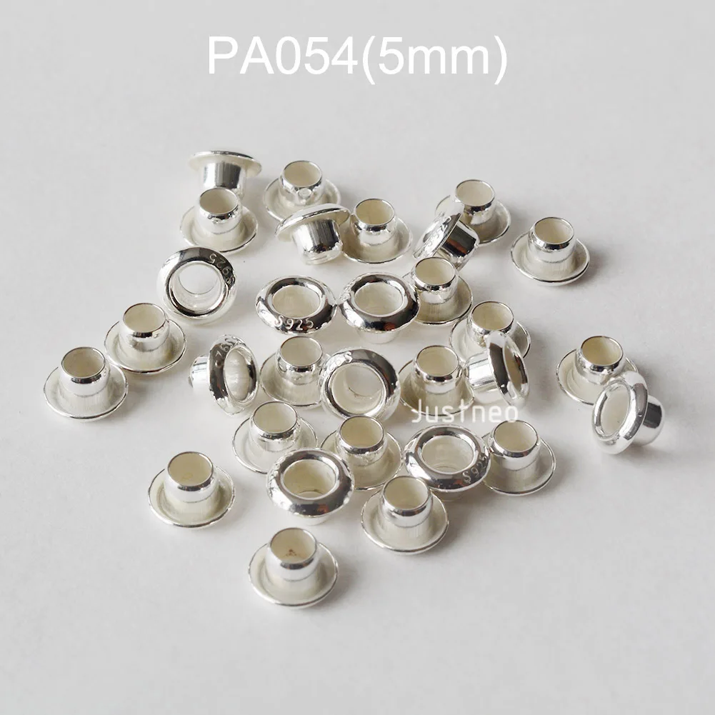 925 Sterling Silver Grommet Ey - Jewelry Making Rivets recension och pris